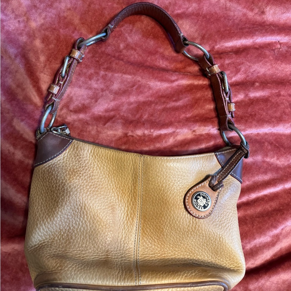 Dooney & Bourke All Weather Leather Brown Shoulder Bag